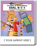 SC1810 Dial 9-1-1 Paint with Water Book with Custom Imprint 